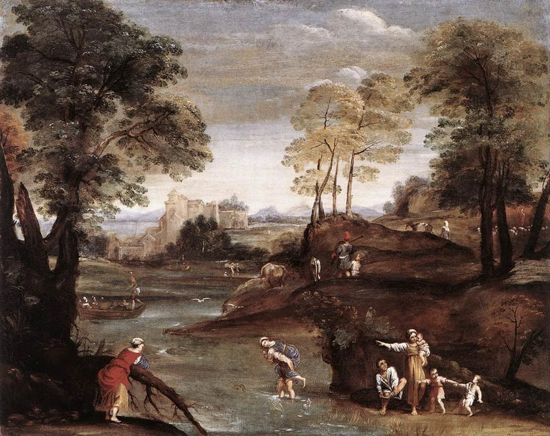 Pejzaż z Fordem - Domenichino