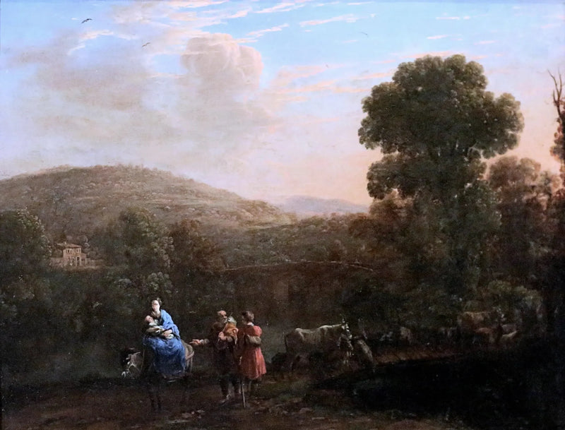 Pejzaż z ucieczką do Egiptu - Claude Lorrain