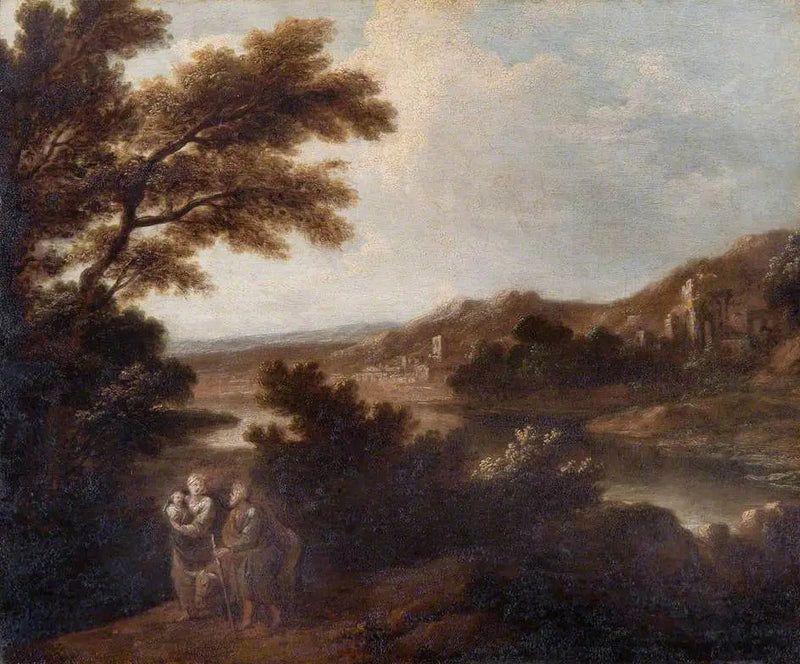 Pejzaż z ucieczką do Egiptu - Joshua Reynolds