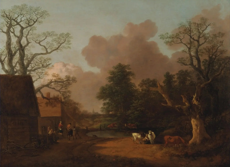 Pejzaż z mleczarką - Thomas Gainsborough