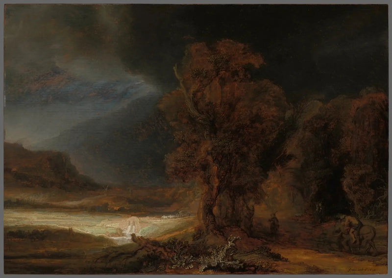 Krajobraz z Dobrym Samarytaninem - Rembrandt