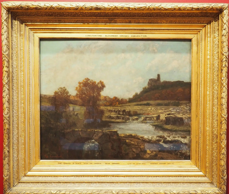 Pejzaż z Châtel St Denis, Scey-en-Varais - Gustave Courbet
