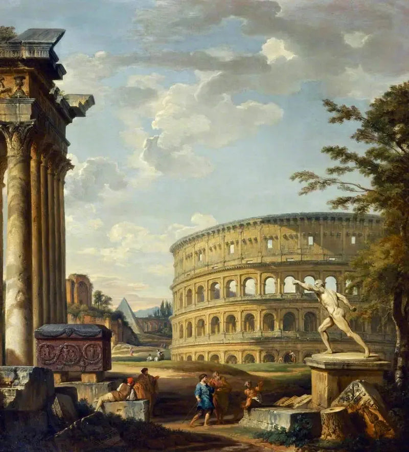 Pejzaż z Koloseum - Giovanni Paolo Panini