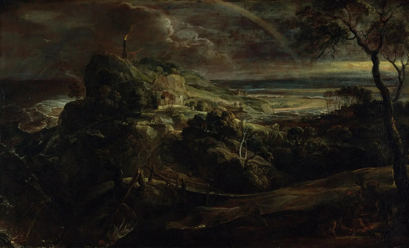 Pejzaż z katastrofą statku autorstwa Paula - Peter Paul Rubens