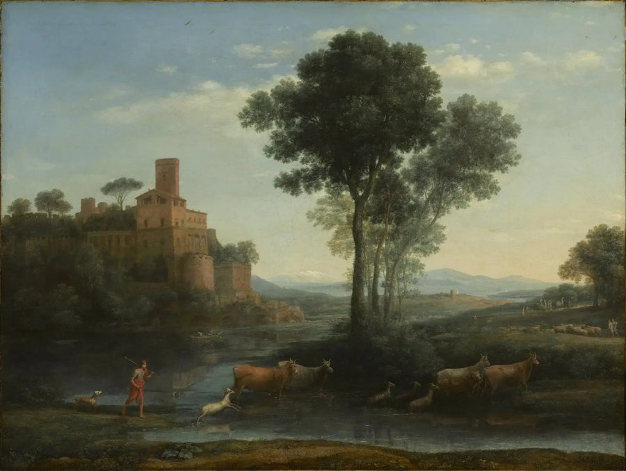 Pejzaż z podróżą Jakuba - Claude Lorrain