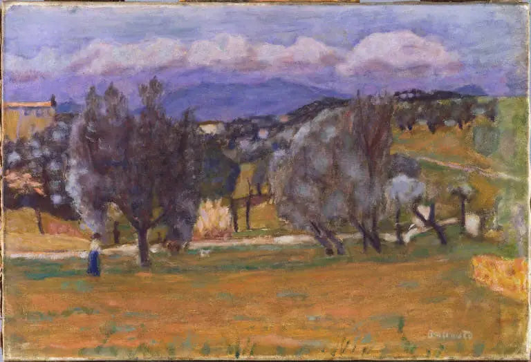 Krajobraz z górą (l'Estérel) - Pierre Bonnard