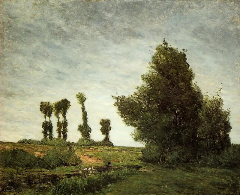 Krajobraz z topolami - Paul Gauguin