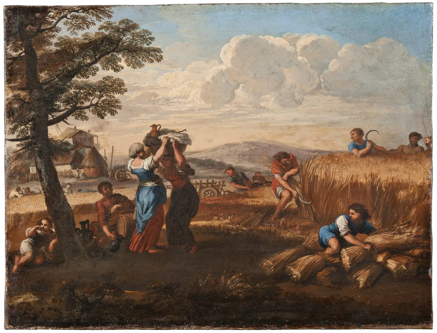 Pejzaż z żniwami - Pietro da Cortona