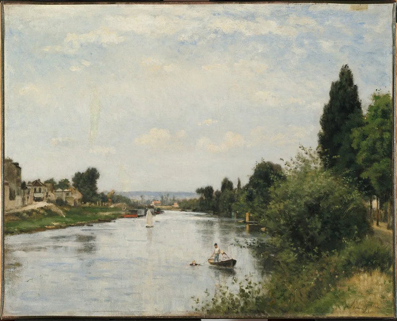 Pejzaż z rzeką - Stanislas Lépine