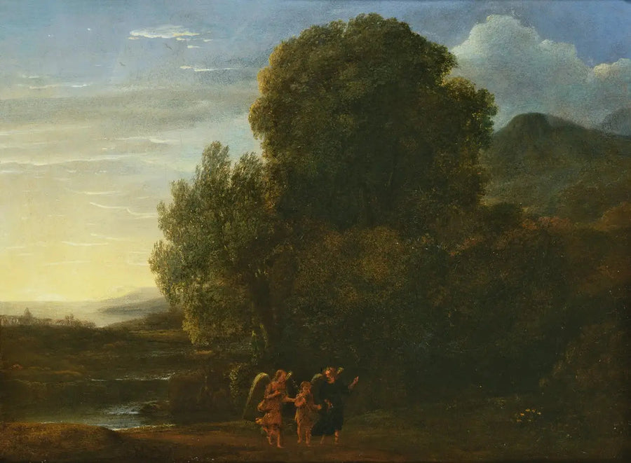 Pejzaż z świętym Janem Chrzcicielem - Claude Lorrain
