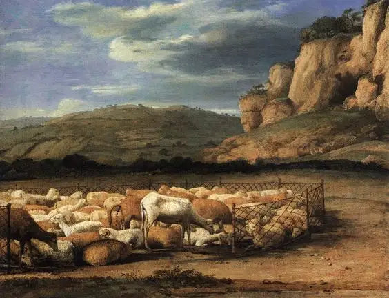 Pejzaż z trzodą - Claude Lorrain