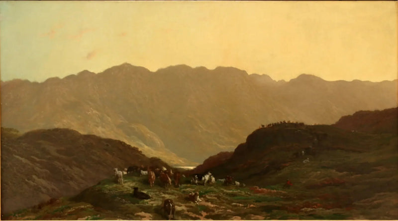 Pejzaż z trzodą - Gustave Doré
