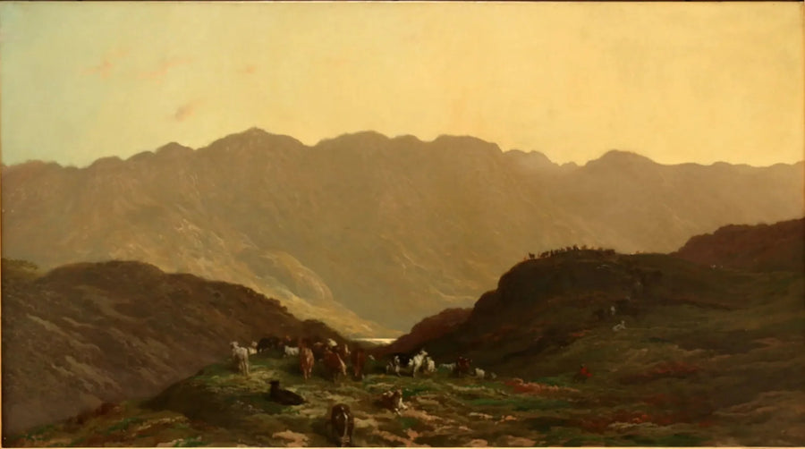 Pejzaż z trzodą - Gustave Doré