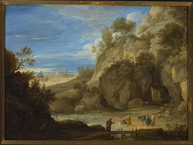 Pejzaż z obozem cygańskim - David Teniers Młodszy