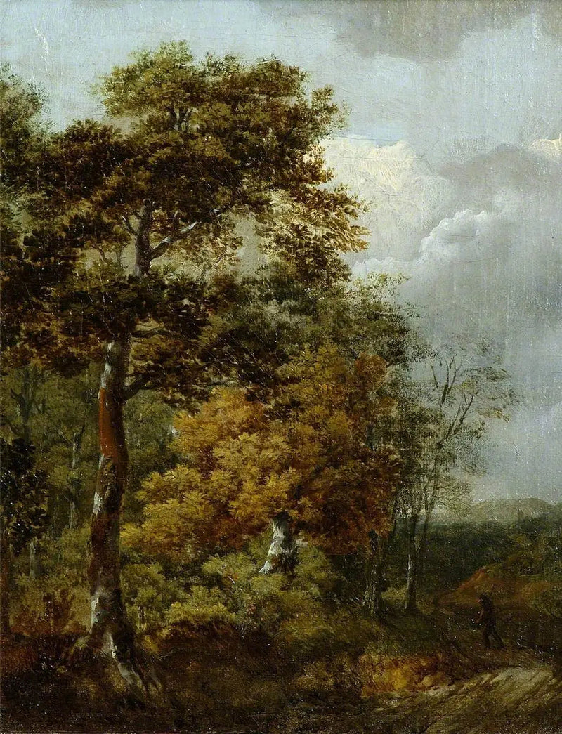 Pejzaż z chłopem na drodze - Thomas Gainsborough