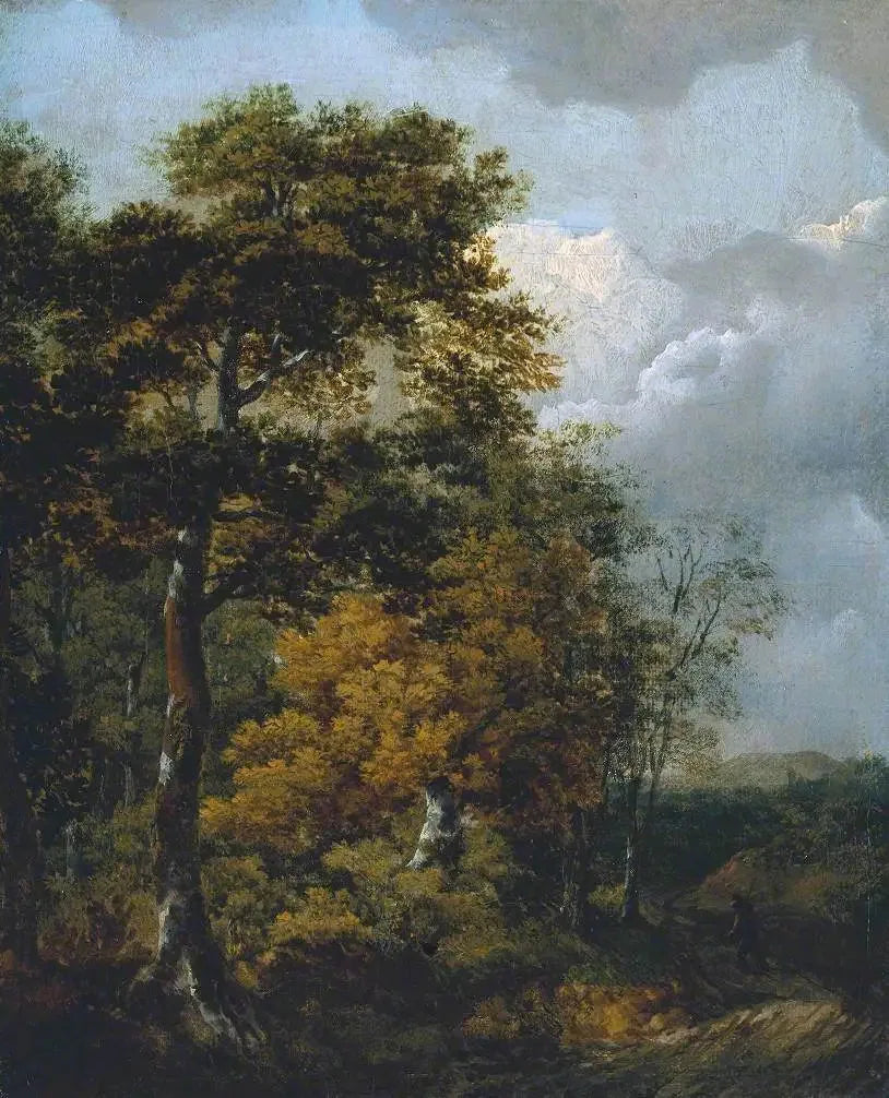 Pejzaż z chłopem na drodze - Thomas Gainsborough