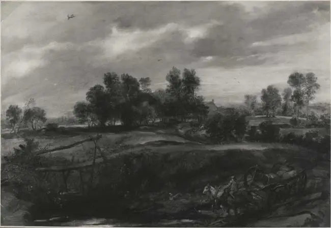 Pejzaż z dorożką - Peter Paul Rubens