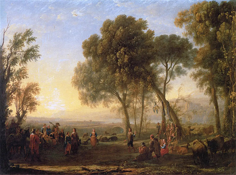 Pejzaż z tańcem country - Claude Lorrain