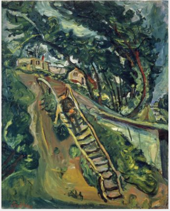 Pejzaż z schodami - Chaim Soutine