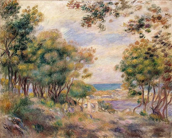 Krajobraz w Beaulieu - Pierre-Auguste Renoir