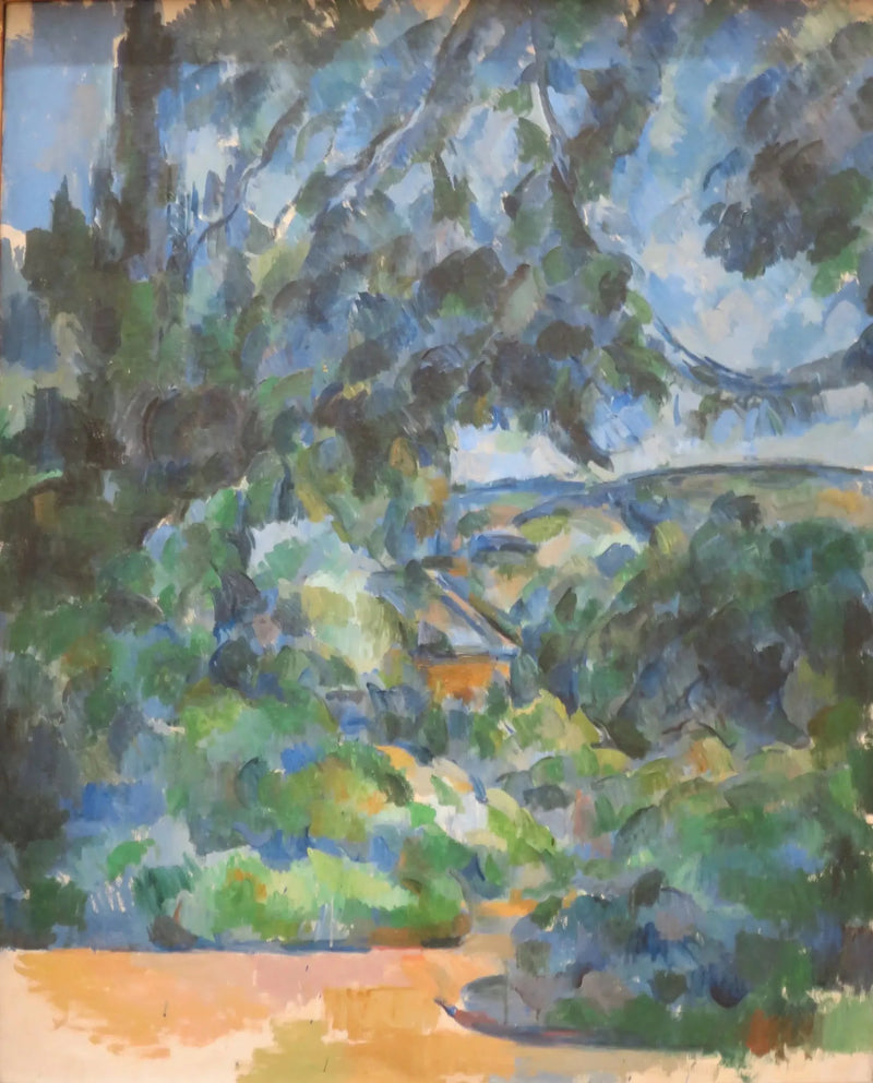 Krajobraz niebieski - Paul Cézanne