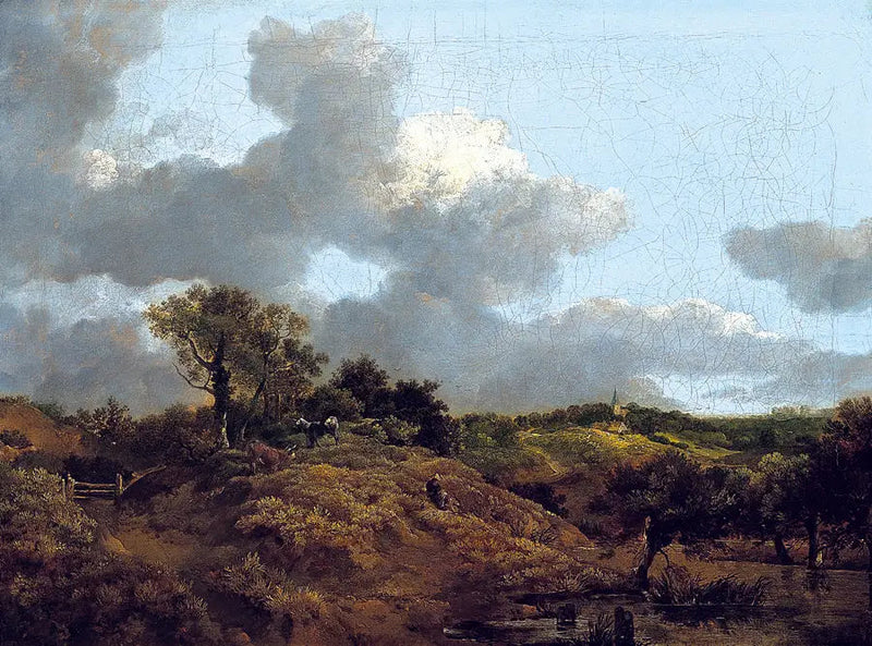 Zalesiony krajobraz z siedzącym pasterzem - Thomas Gainsborough