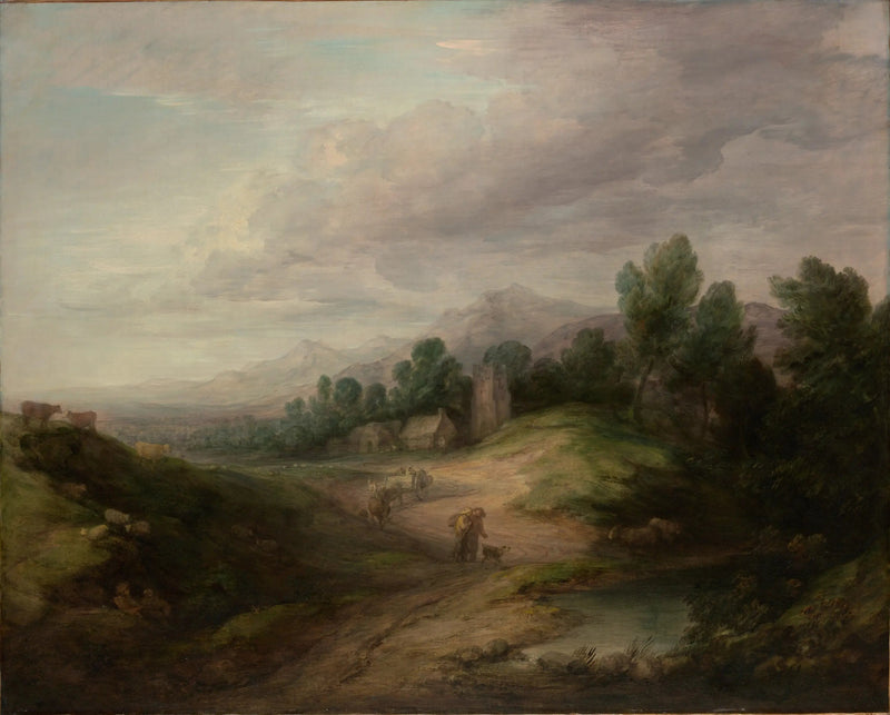 Lasy krajobraz wysokogórski - Thomas Gainsborough