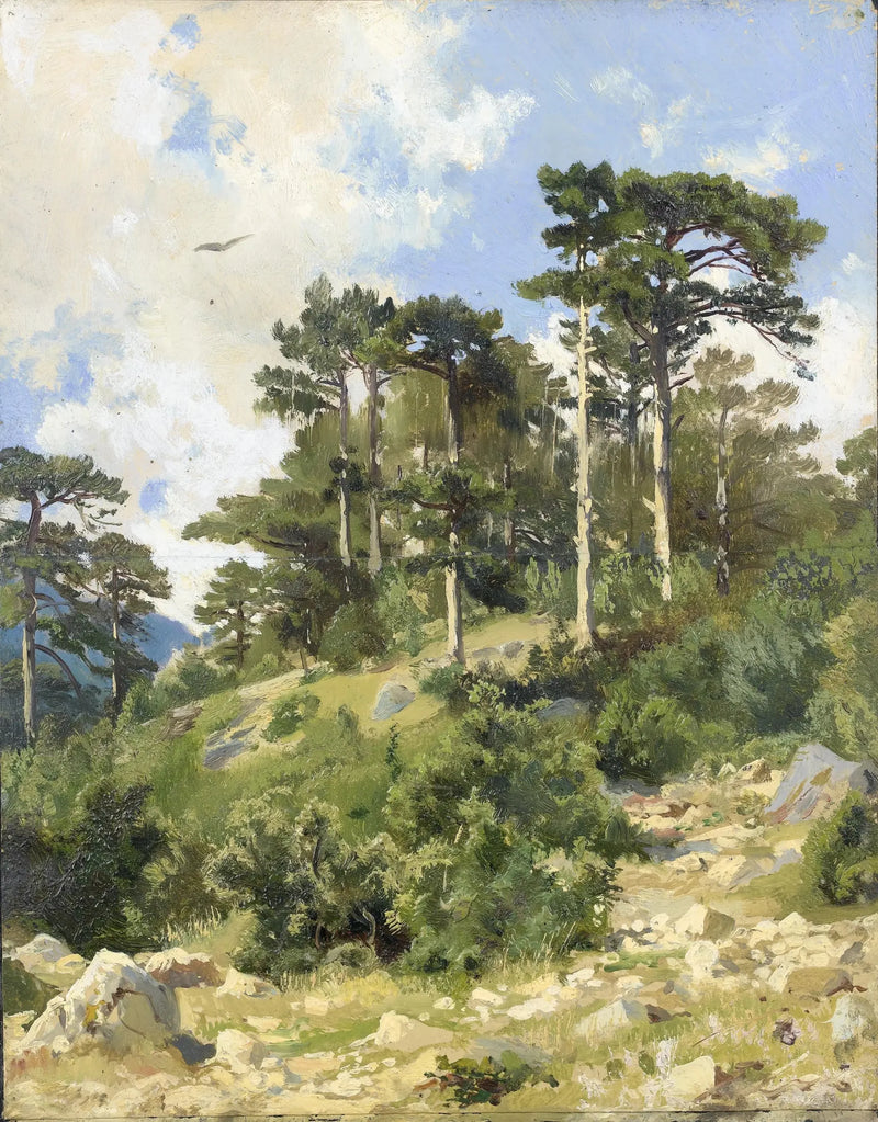 Zalesiony pejzaż - Ivan Chichkine