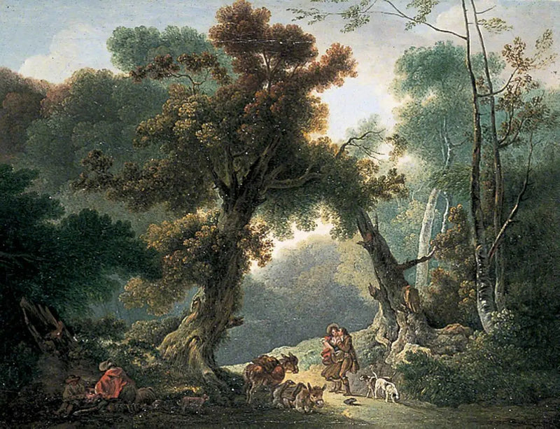 Las krajobrazowy - Thomas Gainsborough