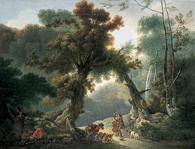 Las krajobrazowy - Thomas Gainsborough