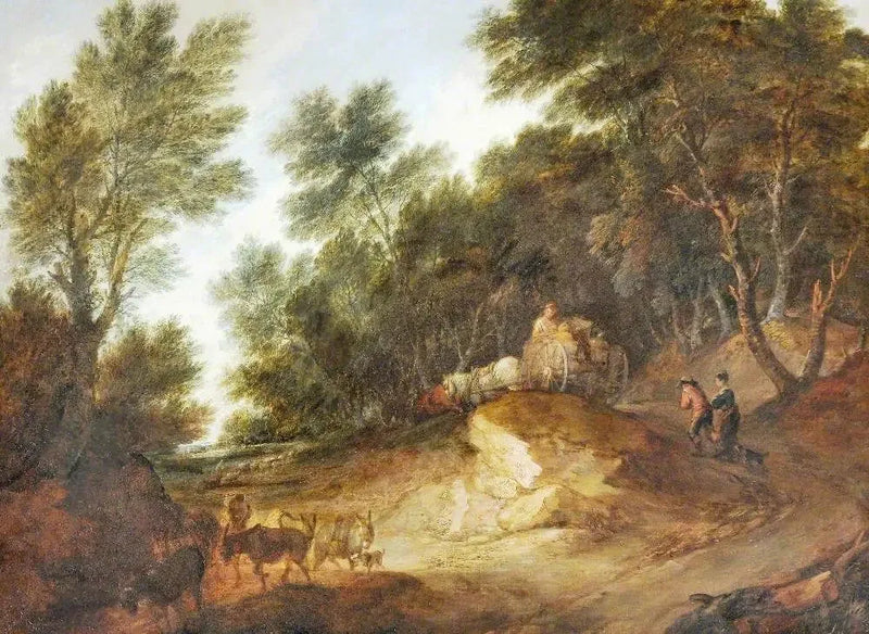 Las krajobrazowy - Thomas Gainsborough