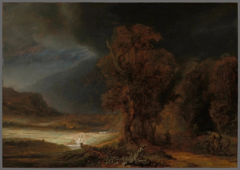 Krajobraz z Dobrym Samarytaninem - Rembrandt
