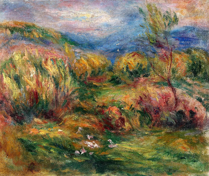 Krajobraz Cagnes-sur-Mer - Pierre-Auguste Renoir