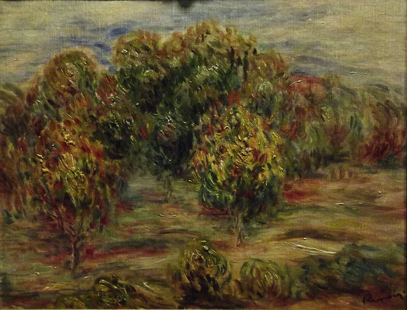 Krajobraz w pobliżu Cagnes - Pierre-Auguste Renoir
