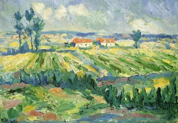 Pejzaż, pola - Kazimir Malevich