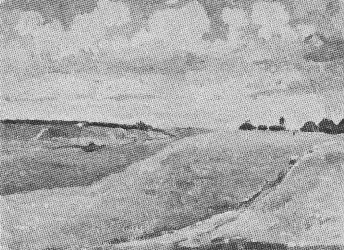 Pejzaż, pola - Kazimir Malevich