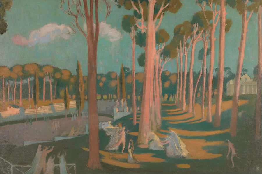 Klasyczny pejzaż z postaciami - Maurice Denis