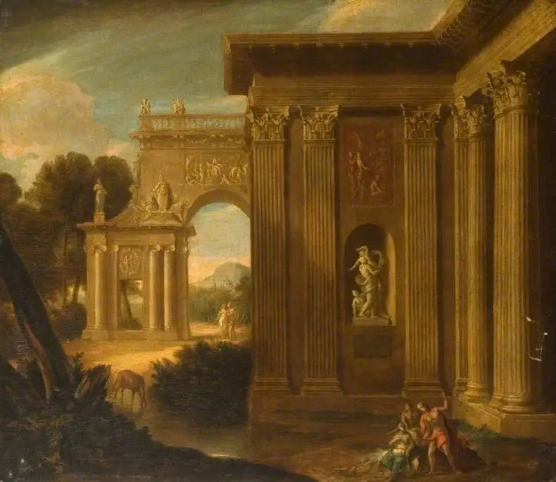 Klasyczny pejzaż - Giovanni Paolo Panini