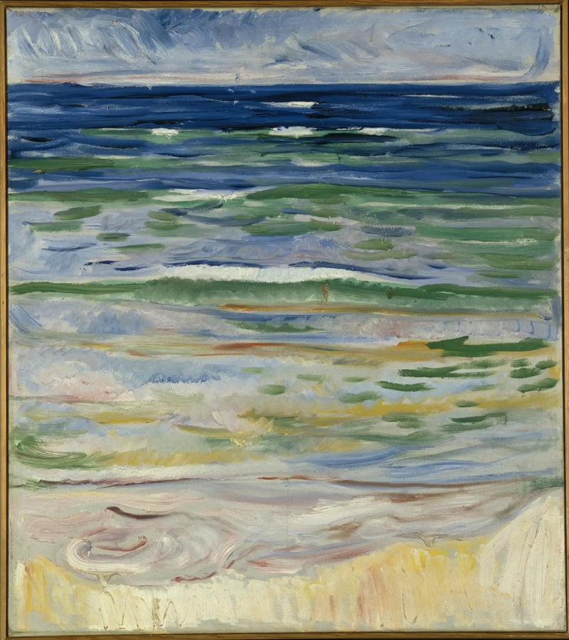 Krajobraz nadmorski w Warnemünde - Edvard Munch
