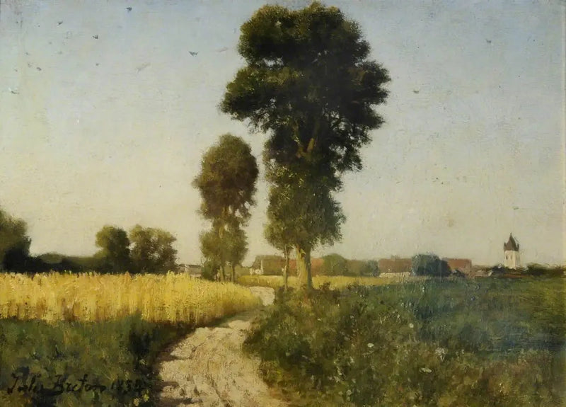 Pejzaż, Courrières, Francja - Jules Breton