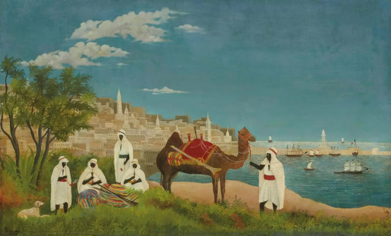 Pejzaż Algieru - Henri Rousseau