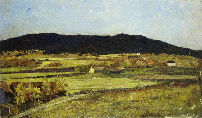 Krajobraz w Asker - Edvard Munch