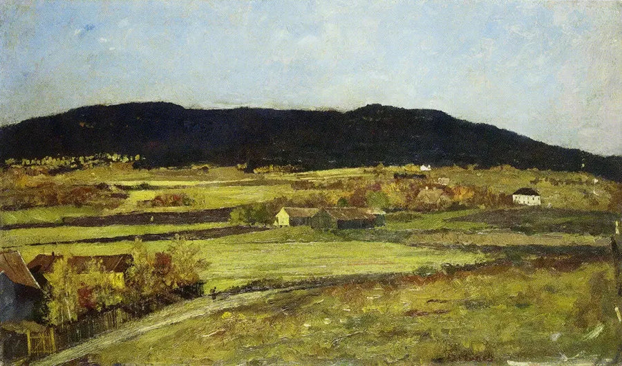Krajobraz w Asker - Edvard Munch