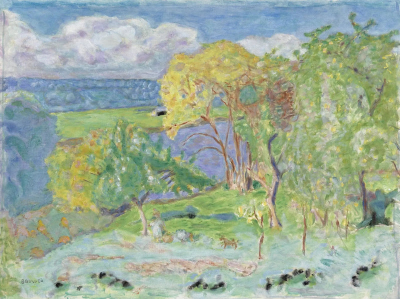 Jesień w krajobrazie (okolice Vernon) - Pierre Bonnard