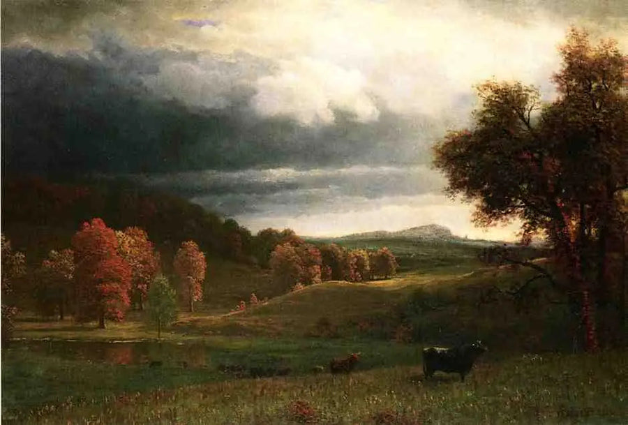 Pejzaż jesienny, Catskills - Albert Bierstadt