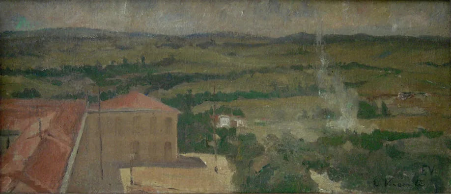 Paysage d'Espagne - Eliseu Visconti image 1 tableau peint à l’huile sur toile