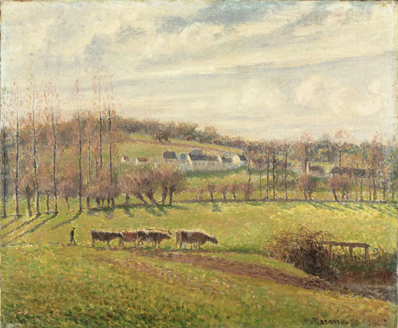 Letni krajobraz, Éragny - Camille Pissarro