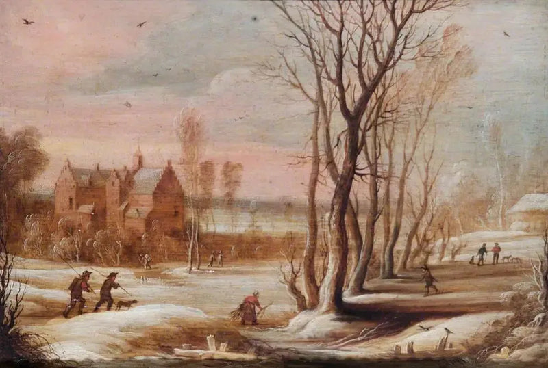 Zimowy pejzaż - David Teniers Młodszy