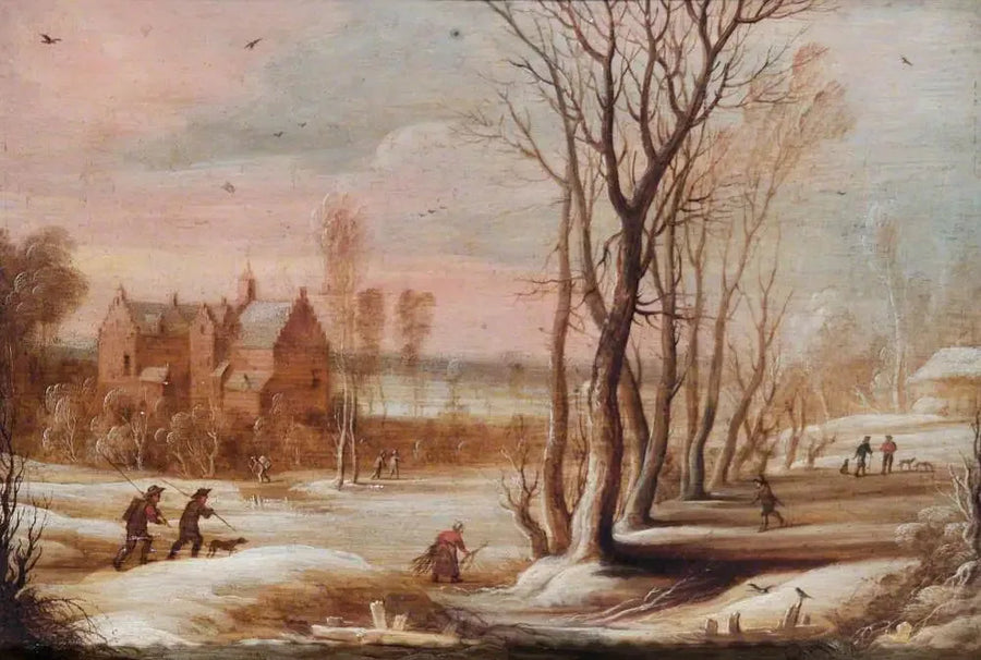 Zimowy pejzaż - David Teniers Młodszy