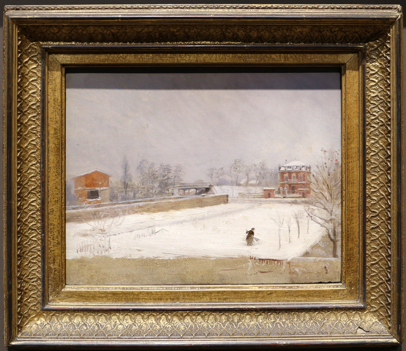 Zimowy pejzaż - Giuseppe De Nittis